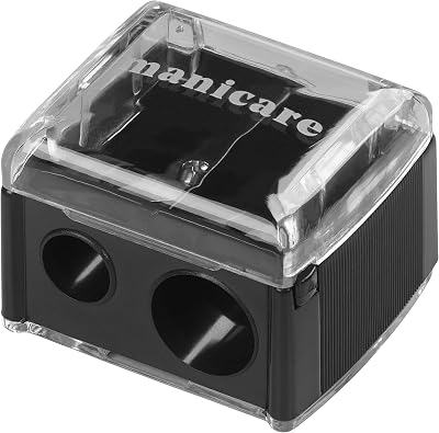 Manicare Dual Cosmetic Sharpener Dual 2 Hole Lip Brow Eye Pencil Sharpener