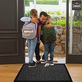 Homatz Door Mat Indoor Outdoor Heavy Duty Rubber Non Slip 60x80cm view 6