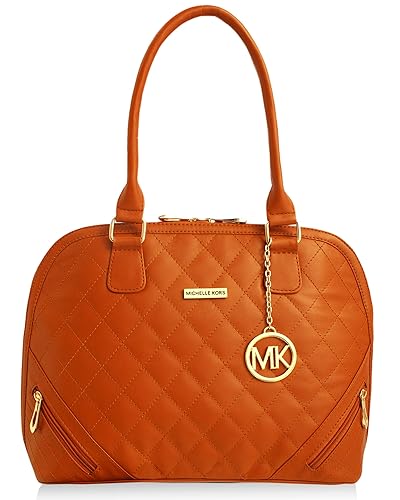 Michelle Kors Sophia Tan Color Imported Genuine Leatherette Bag for Girls and Women