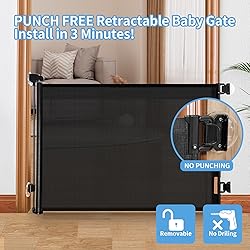 Veraste Punch-Free Install Retractable Baby