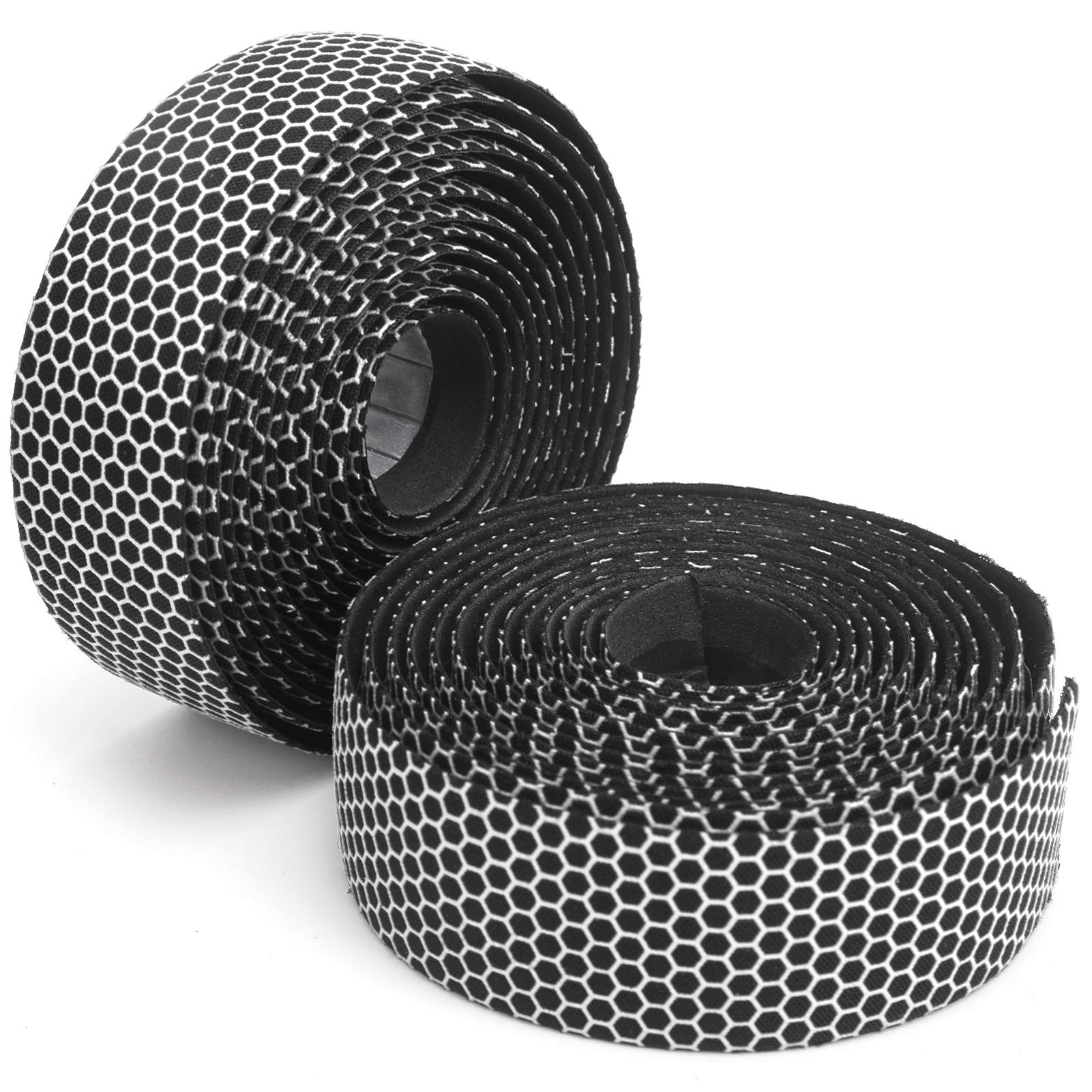 Luocute Bar Tape, 1 Pair PU EVA Road Bike Handlebar Tapes Cycling Handle Wraps, Non Slip Bike Handlebar Tape Comfortable Bar Wraps Shock Absorption for Road Bike