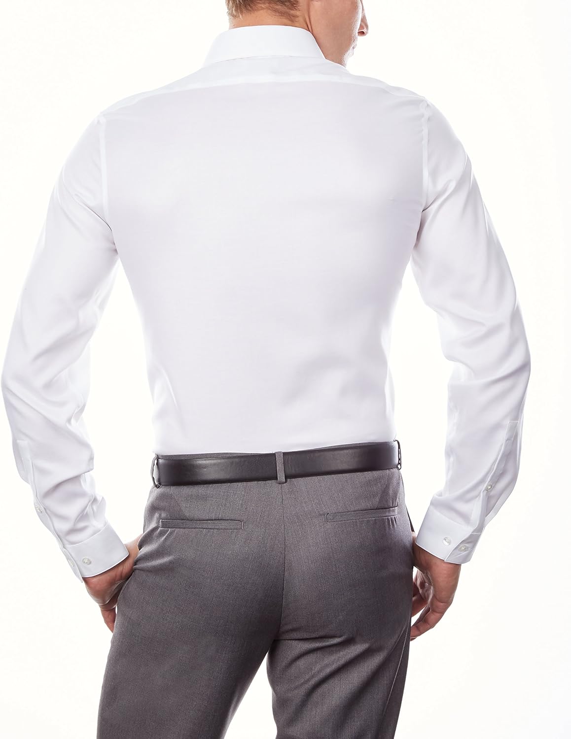 Calvin Klein Men's Dress Shirt Slim Fit Non Iron Stretch Solid at  Men’s Clothing store