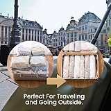TAILI Small Vacuum Bags 10 Pack 40x60CM Space Saver for Travel & Storage view 2