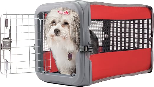 red dog crate