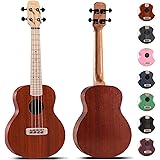 Fesley Concert Ukulele for Kids & Adults, Ukelele Beginner Kit, 23 inch Soprano AAA Mahogany Instrument Ukele with Gig Bag, U