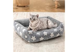 Kimpets Orthopedic Dog Bed for Large Medium Small Dogs Machine Washable Sleeping Sofa,Non-Slip Bottom Breathable Soft Puppy Bed Durable Rectangle Calming Pet Beds, Multiple Size