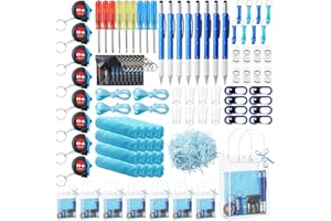 Jieting 67Pcs Baby Shower Prizes for Men, 6 Sets Winner Gifts with Multi-Tool Pen, Screwdriver, Tape Measure, Bottle Opener, 