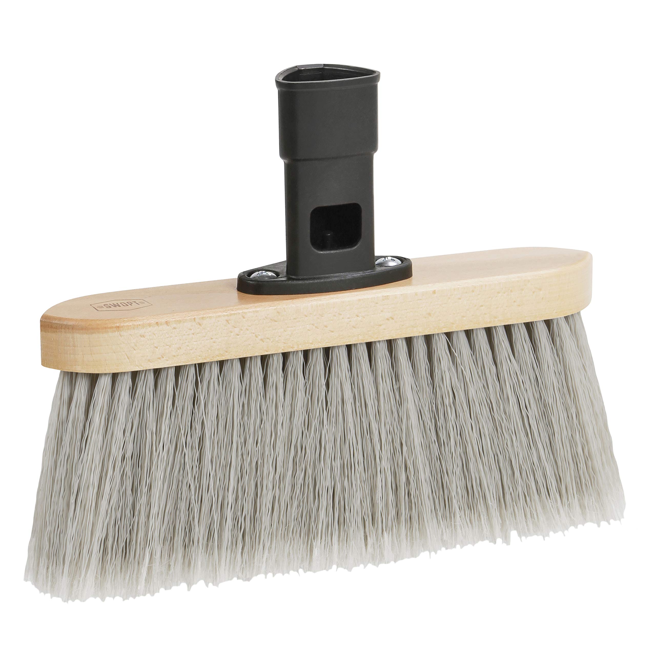 SWOPT Premium Smooth Surface Straight Broom Head – Straight Broom to P | amzdealz