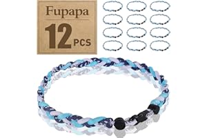 FUPAPA Premium 12Pack Baseball Necklaces, Multi-Color 18inches Sports Necklaces, Ideal for Baseball Team Gifts, Party Favors, Sports Parties