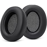 GEVO Ear Pads Replacement for Sony WH-XB910N Extra Bass Headphones, Earpads Ear Cushions with Protein Leather Noise Isolation Memory Foam (Black)
