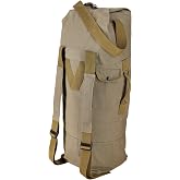 WHITEDUCK G.I Top Load Military Rucksack Style Double Strap Duffel Bag Heavy Duty and Water Resistant- Gym, Sports, Travel, Hiking, Backpacking (Olive, Standard 21" x 37")