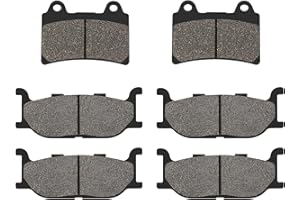 Road Passion Brake Pads Front and Rear for YAMAHA XVZ 1300 Royal Star Midnight Tour Deluxe 06-07 /Midnight Venture 02-07 /Tou