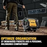 DEWALT 18 inch Rolling Tool Bag IP54 Water-Resistant 1680D Fabric view 3