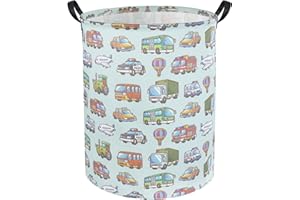 TIBAOLOVER Car Kids Laundry Basket Kids Hamper Car Toy Storage Bin for Boys Room Decor Nursery Hamper Gift Baskets for Bedroom Bathroom(Car)