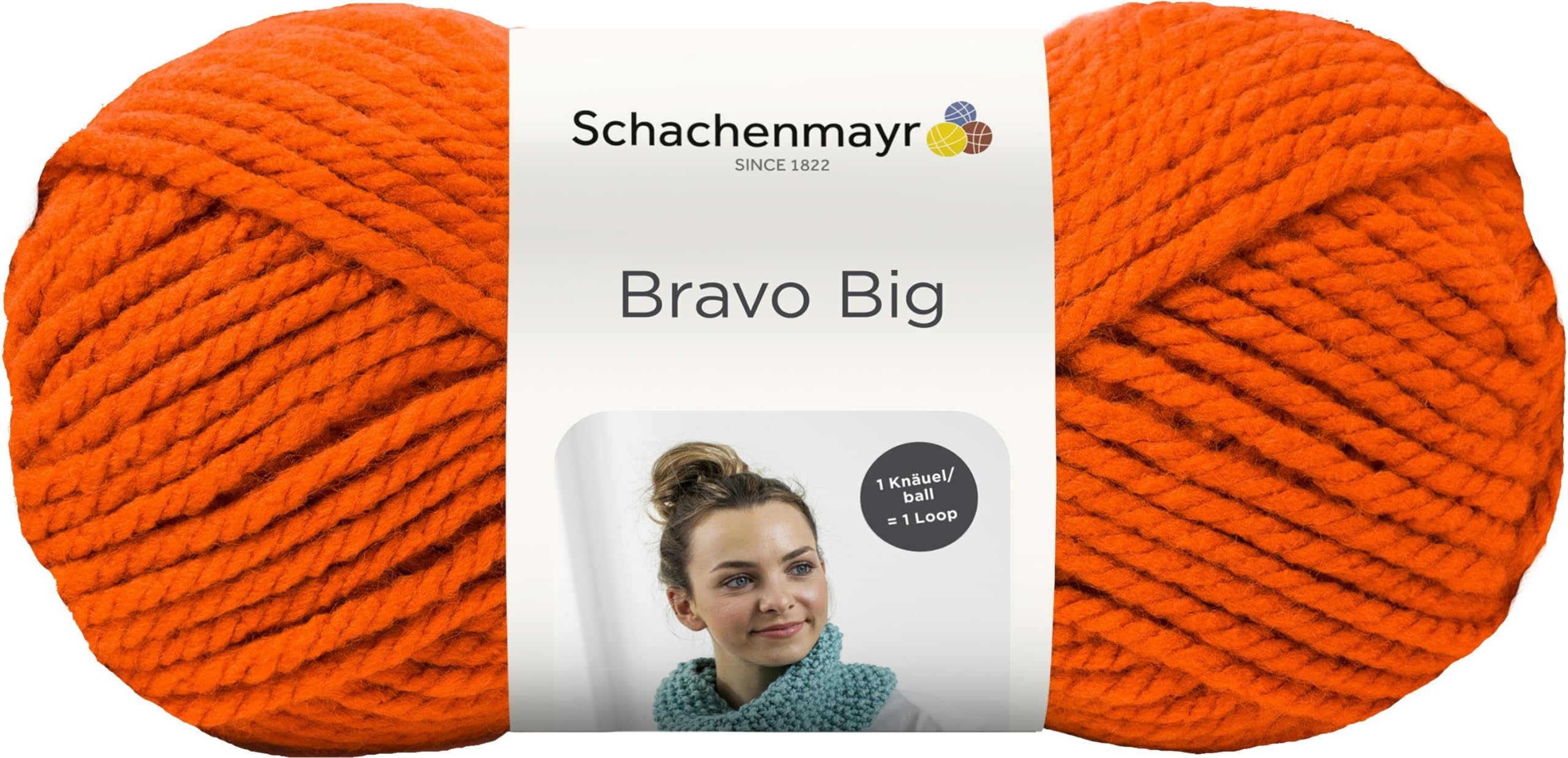 Schachenmayr Bravo Big, hand knitting yarn, 9807705, wool, terra di siena, 23 x 8.1999999999999993 x 10 cm — image 1