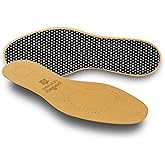 Pedag 172 Leather Naturally Tanned Sheepskin Insole with Activated Carbon, Tan,US W7/8 EU 37/38