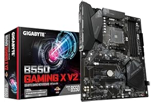 Gigabyte B550 Gaming X V2 (AMD Ryzen 5000/B550/ATX/M.2/HDMI/DVI/USB 3.1 Gen 2/DDR4/ATX/Gaming Motherboard)