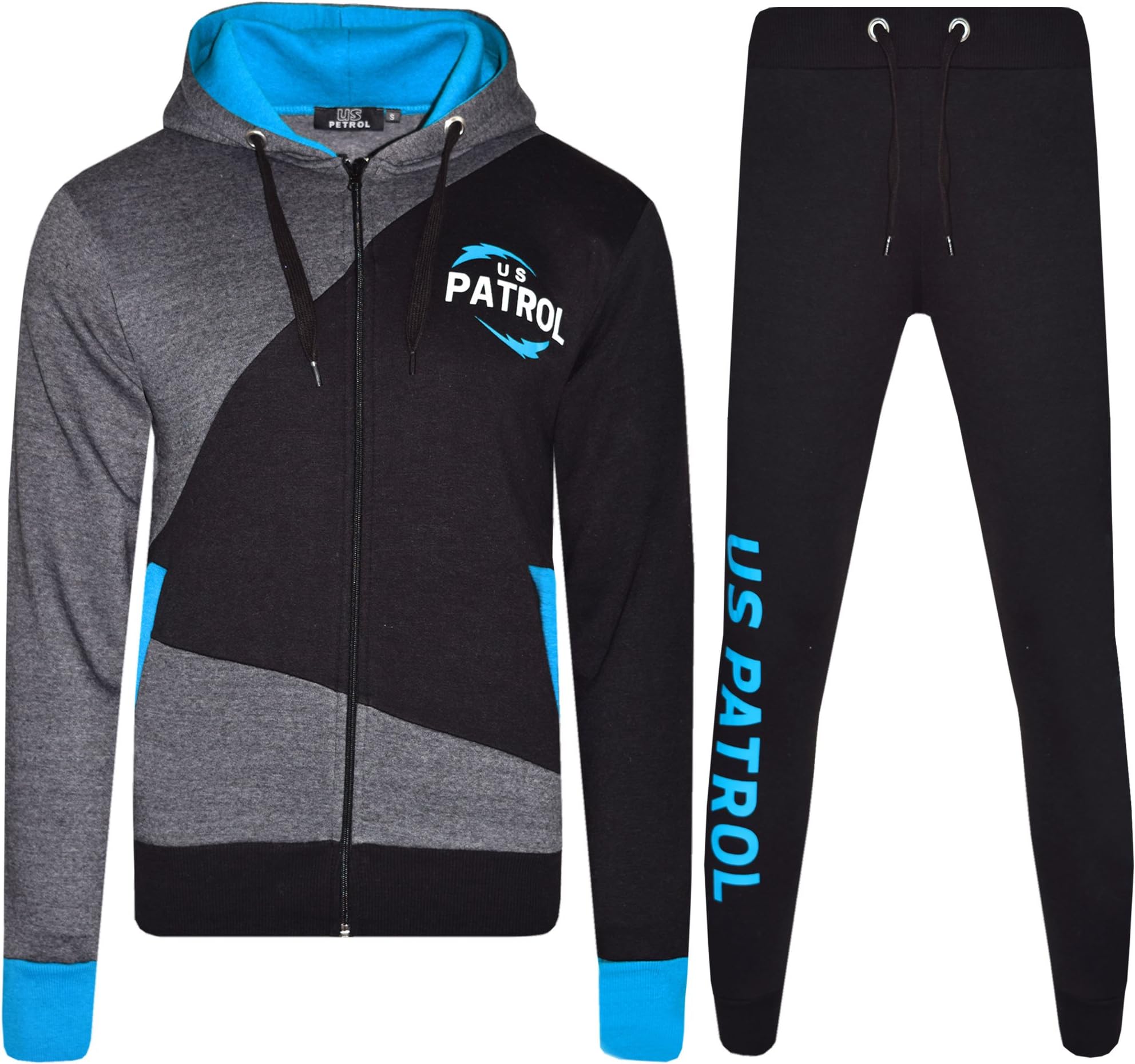 Elegant Vap Mens Tracksuit Designer Hooded Joggers Top & Bottom Adult Jogging Suit S M L XL