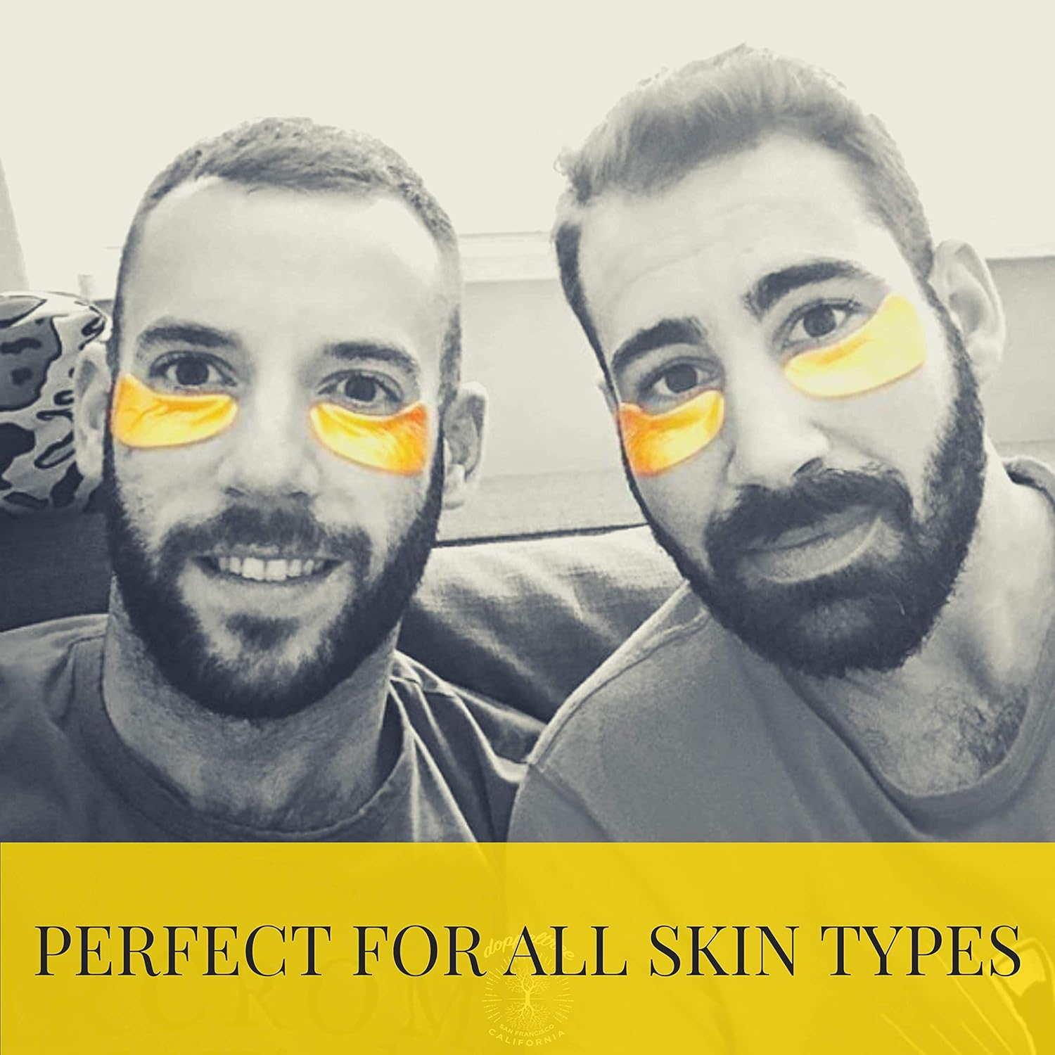 All Natural Under Eye Patches & Masks (18 Pairs) - Anti Aging Treatment for Bags, Puffiness, Wrinkles, & Dark Circles - 24K Gold, Collagen, Hyaluronic Acid, Hydrogel - Formulated in San Francisco : Beauty