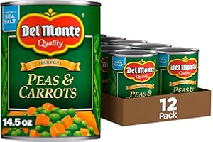 Del Monte SPECIAL BLENDS Peas & Carrots, Canned Vegetables, 12 Pack, 14.5 oz Can
