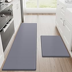 StepRite Kitchen Mats, 2PCS Kitchen Rugs, Cushioned