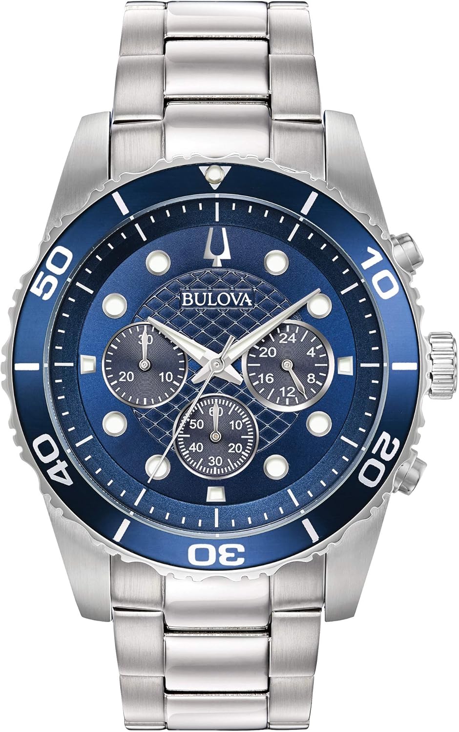 Bulova Men's Sport Collection Blue Chronograph Watch (Model 98A209