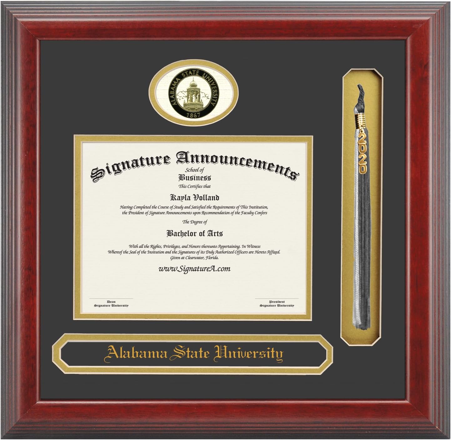 Signature Announcements Alabama State University (ASU) Undergraduate Graduation