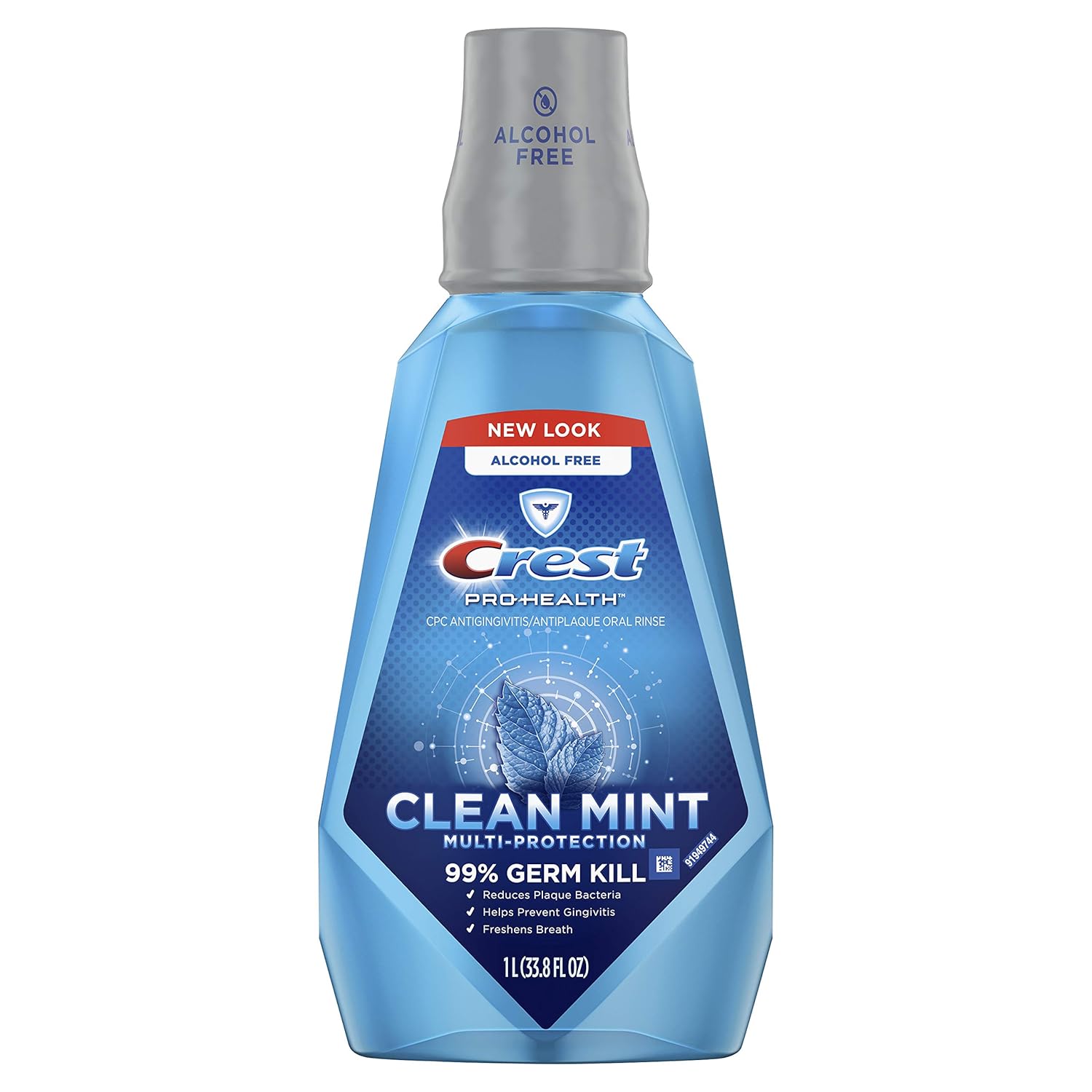 Crest ProHealth Multi-Protection Refreshing Mouthwash Clean Mint 33.8 fl oz: Prime Pantry