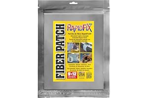 TEAR MENDER RapidFix UV Fiber Repair Patch 9"x 12", 6121912ES