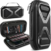 SUPCASE Pro Edition Carrying Case for Nintendo Switch 2 2025, Black | 12 Game Card Storage, Military-Grade Protection, Spacious Portable Hard Shell Travel Bag for Switch 2 Console &amp; Accessories