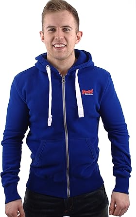royal blue and orange hoodie