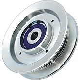 126-9196 132-9425 BIGBearing Solid Steel Billet Seamless Idler Pulley | 6.25" Rebuildable fits Exmark Toro 116-4668 103-8743 Lazer Z AS Z Master Radius Stand-On 14757