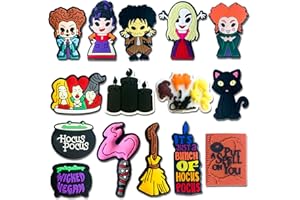 Euphaglaia Skull Horror Charms for Clog Shoes Decoration, Horror Witch Movie Halloween Charms Accessories for Adults