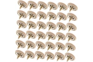 Mobestech Car Headliner Repair Kit 50pcs Beige Fabric Buttons Roof Ceiling Rivets Interior Headliner Fixing Buckles for Autom