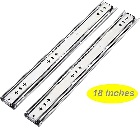 Krasty Drawer Slide 1pair 18 Inch 250 Lb Full Extension Drawer