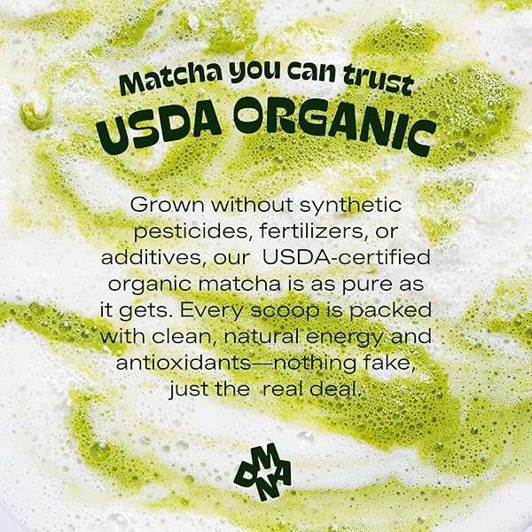 MATCHA DNA CERTIFIED ORGANIC MATCHA GREEN TEA POWDER (16 OZ TIN CAN)