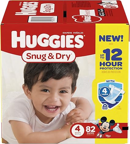 huggies size 4 82 ct