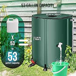 Collapsible Rain Barrel Water Collection System