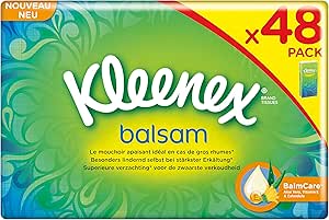 Kleenex Balsam Pañuelos - 48 Paquetes