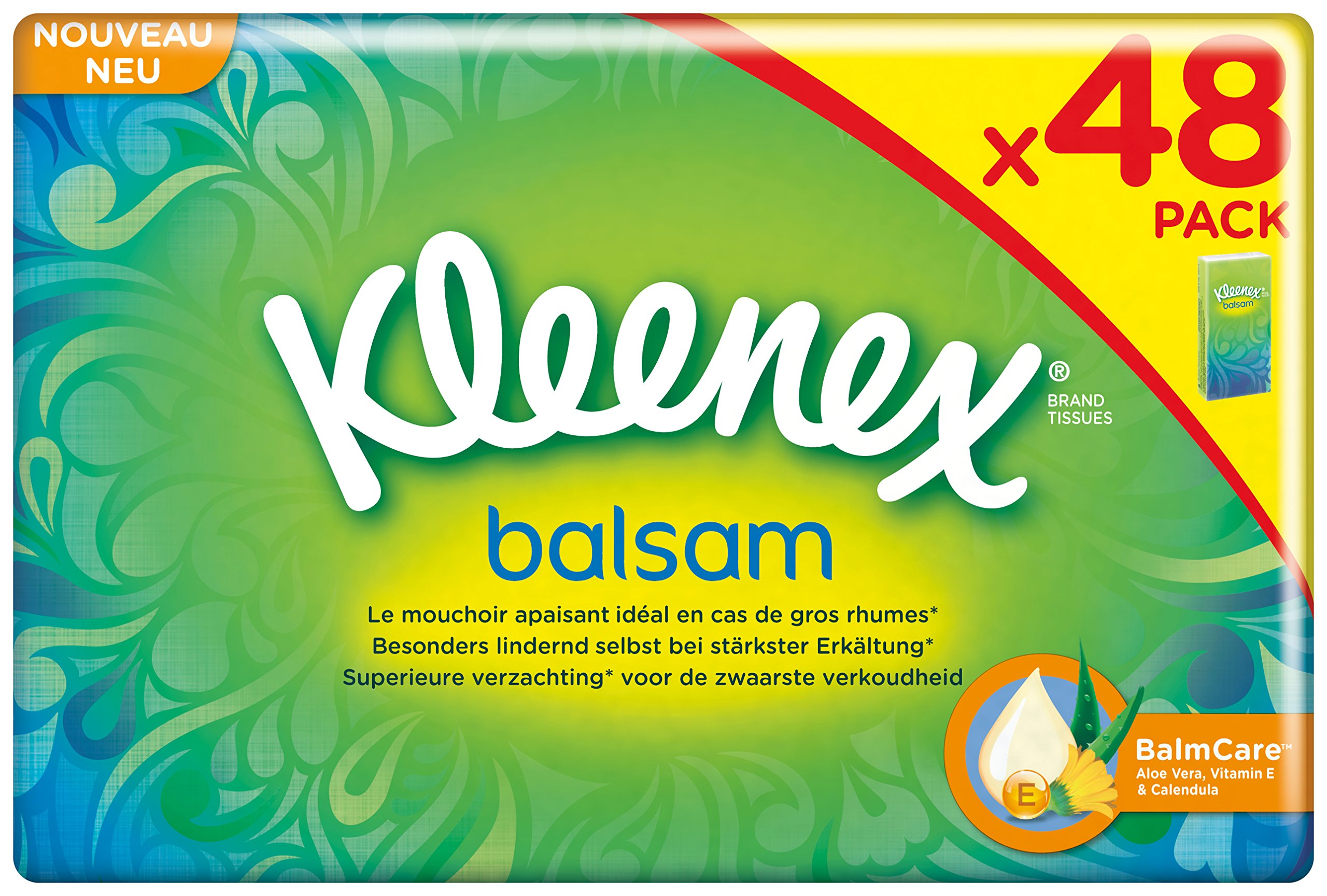 Kleenex Balsam Tissues – 48 Packets