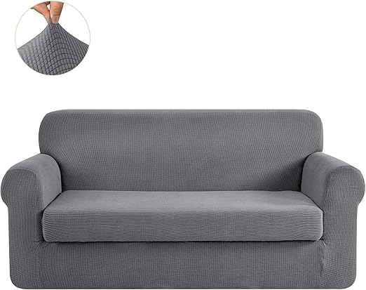 Amazon Com Chun Yi Stretch Sofa Slipcover 2 Piece Couch Cover