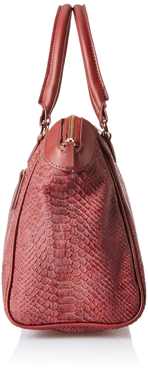 baggit women's satchel (oxblood)