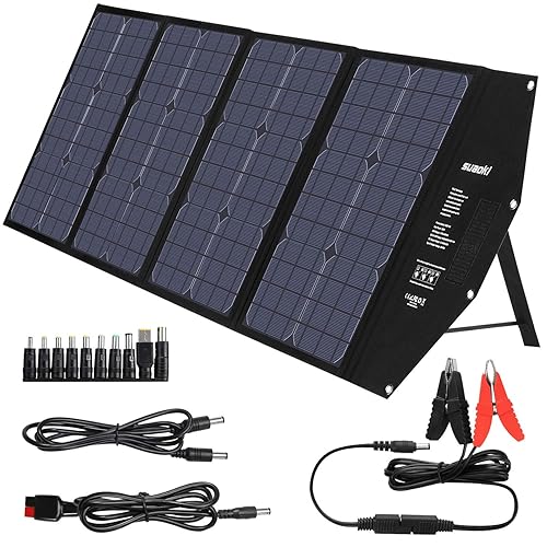SUAOKI 100W Foldable Solar Panel Charger for SUAOKI Portable Power