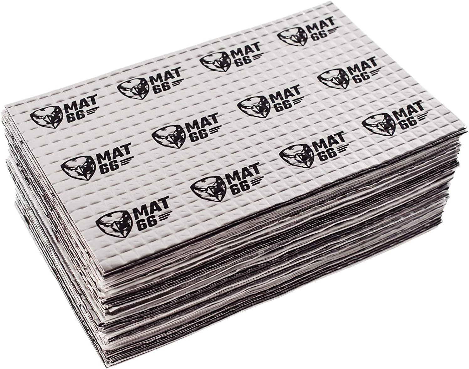 MAT66 80 mil 72 sqft Car Sound Deadening Mat, Butyl Automotive Sound Deadener, Audio Noise Insulation and Dampening