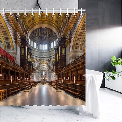 Amazon Com Kaiyi Home Decor Shower Curtain With Hooks 65 X72 For