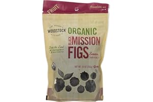 Woodstock Farms Black Mission Dried Figs, 10 Ounce