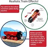 BRIO Mighty Red Locomotive Battery Powered Toy Train 3+ view 6