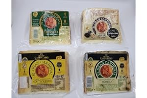 Gourmet Spanish Cheese Variety Pack – 4 x 250g – Sheep’s Milk Cheese with Truffle, Olive Oil, Rosemary & Iberico Blend – Impo