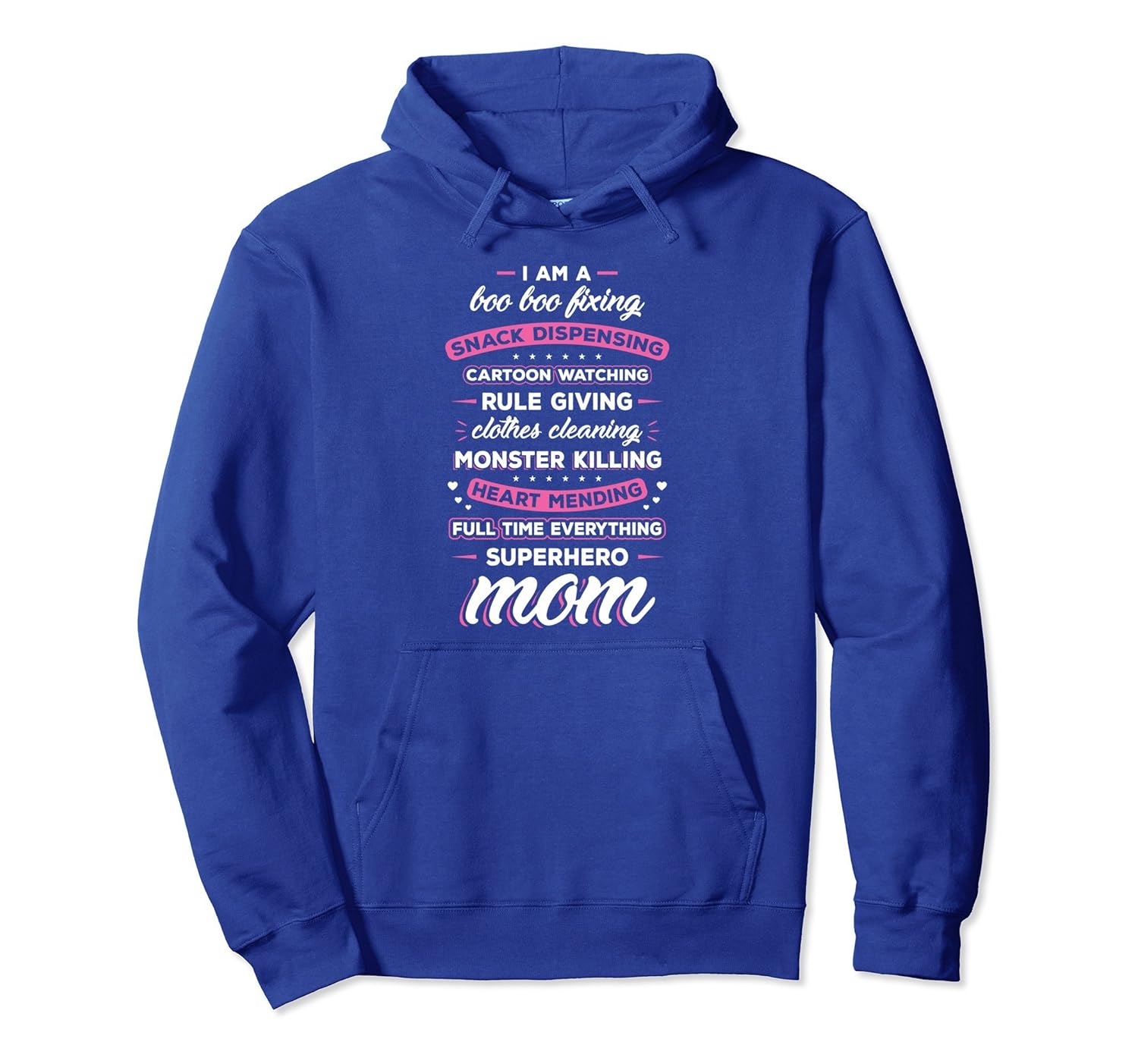 Funny Mommy Shirts I AM BOO BOO FIXING SUPERHERO MOM Hoodie-anz