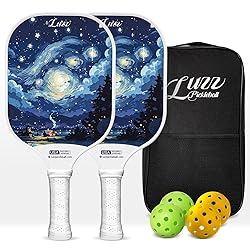 LUZZ Pickleball Paddles Set of 2, T700 Carbon Fiber